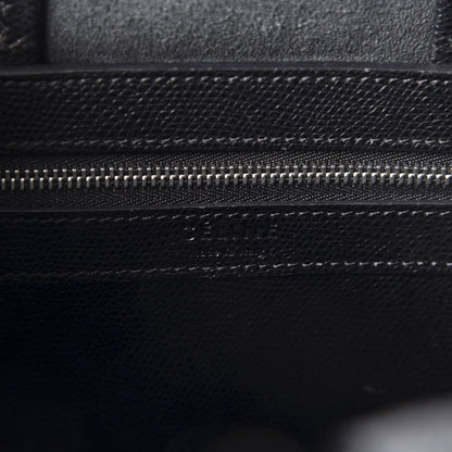Celine Grained Calfskin Small Vertical Cabas Black 7 of 8