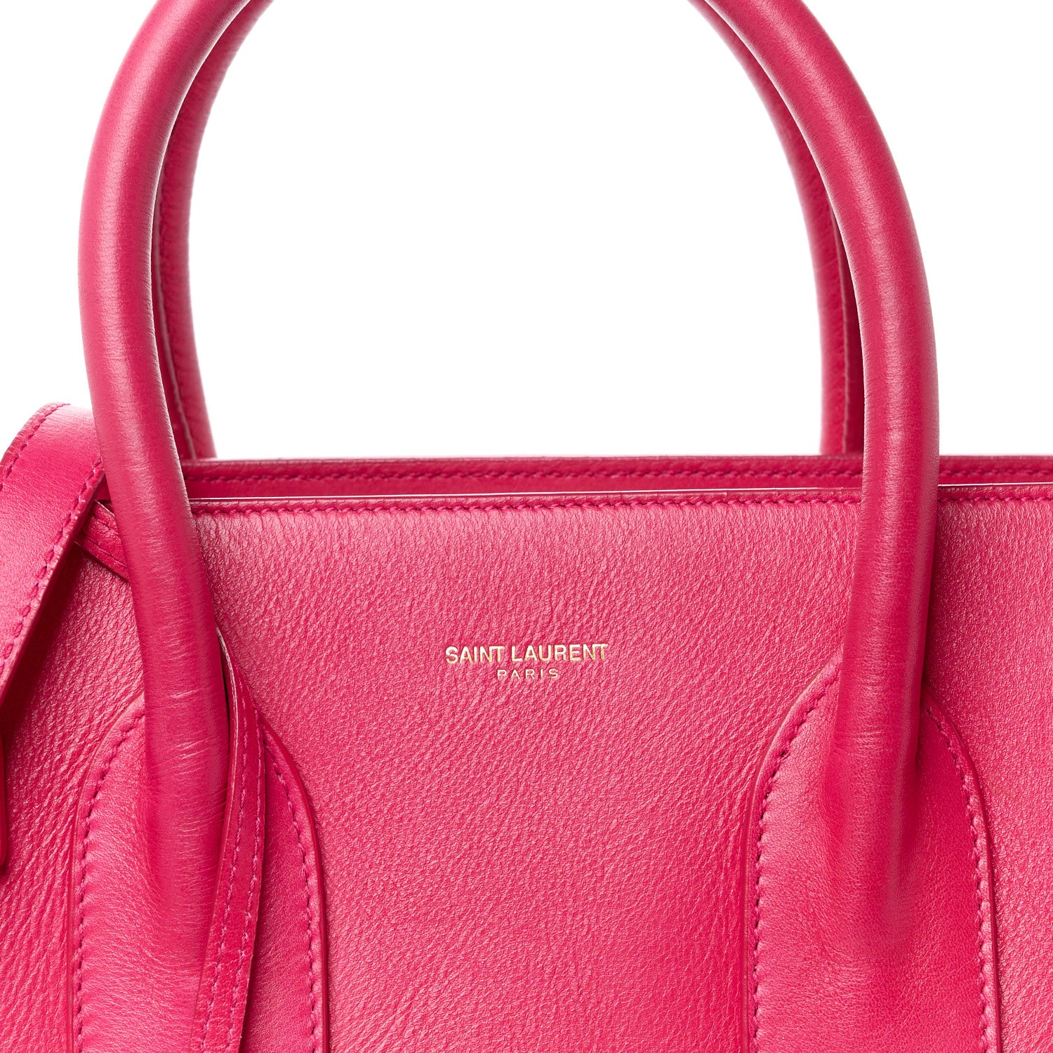 Saint Laurent Calfskin Small Sac De Jour Lipstick Pink 16 of 16