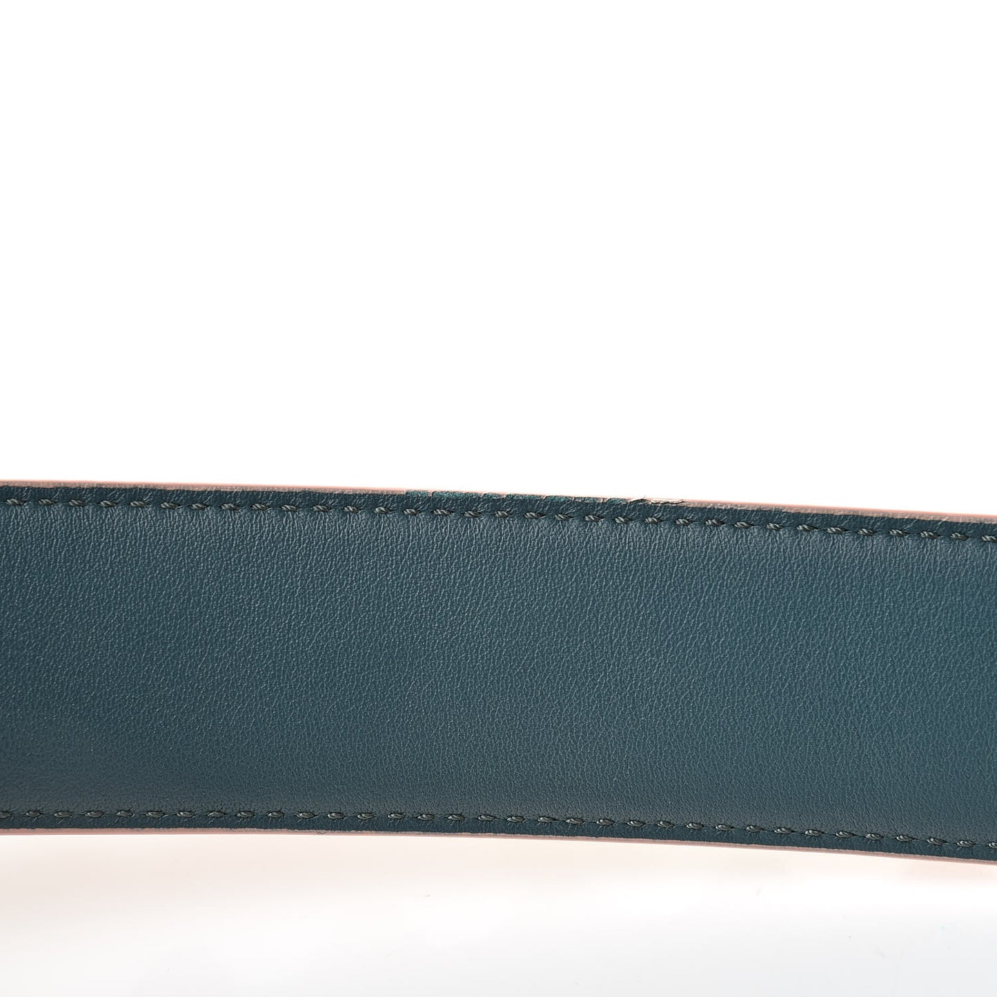 Vitello Dolce Plexiglass Bi-Color Studded Strap You Cuoio Oceano Multicolor
