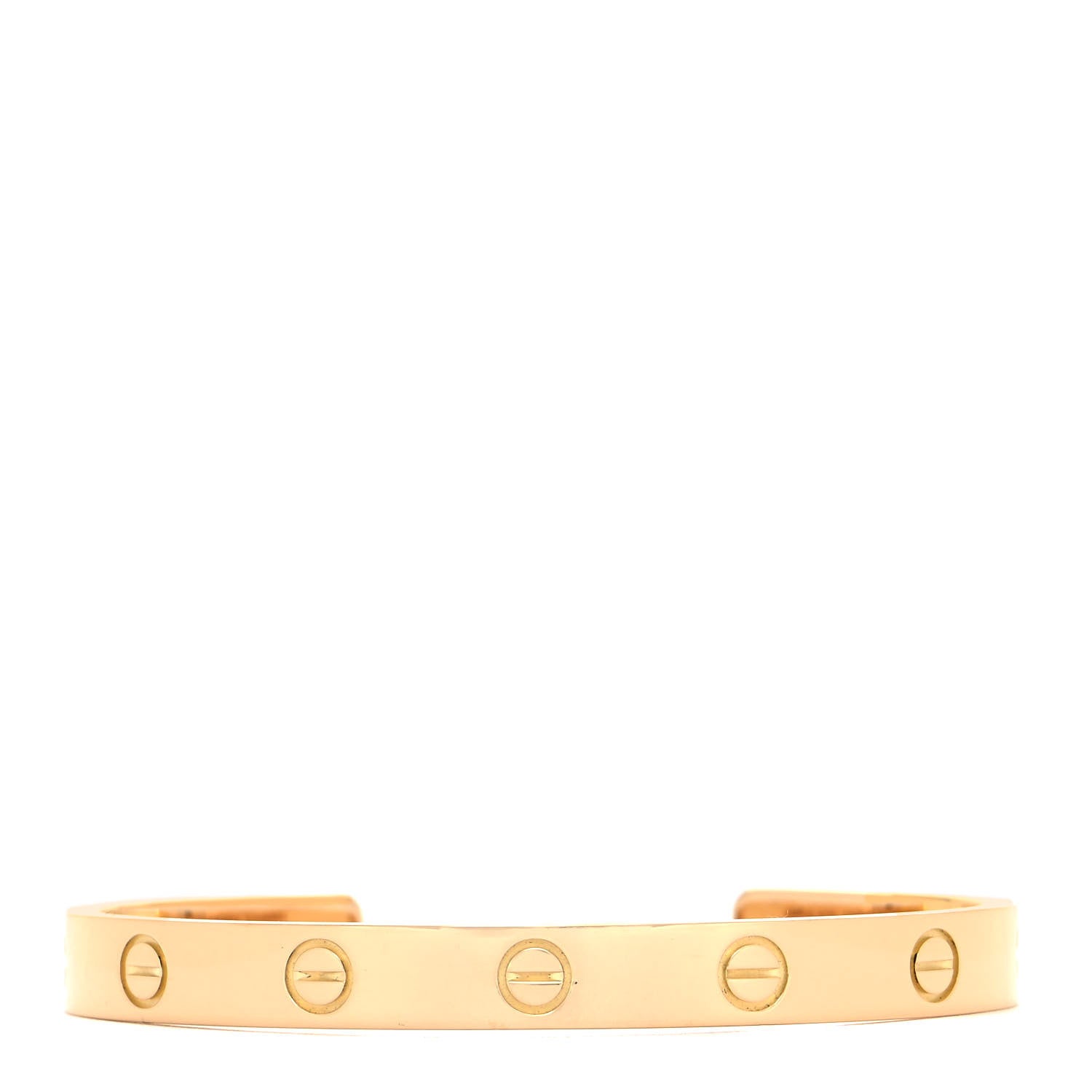 Cartier 18K Yellow Gold LOVE Cuff Bracelet 16 1 of 4
