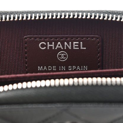 Chanel Caviar Quilted Zip Coin Purse Black 6 of 7
