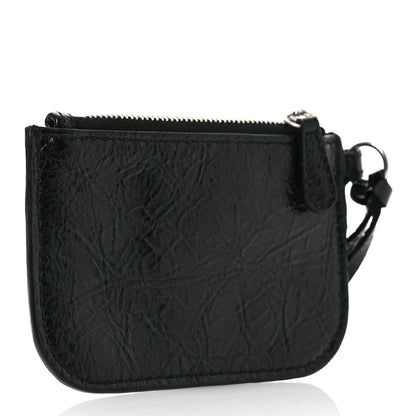 Balenciaga Angeau Arena Le Cagole Coin Card Holder Black 3 of 7