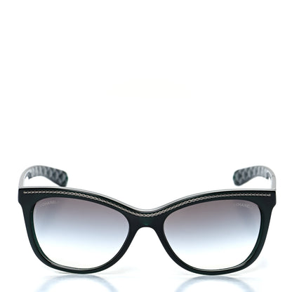 Chanel Cat Eye Chain Sunglasses 6041 Green 2 of 10