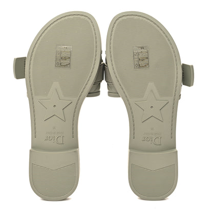 Christian Dior Rubber Macrocannage Dio(r)evolution Slide Sandals 36 Desert Shade 5 of 9