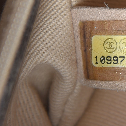 Chanel Caviar Stitched Outdoor Ligne Hobo Brown 7 of 11