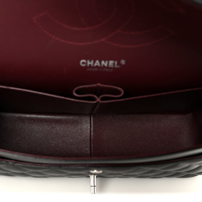 Chanel Lambskin Quilted Jumbo Double Flap Black 5 of 12