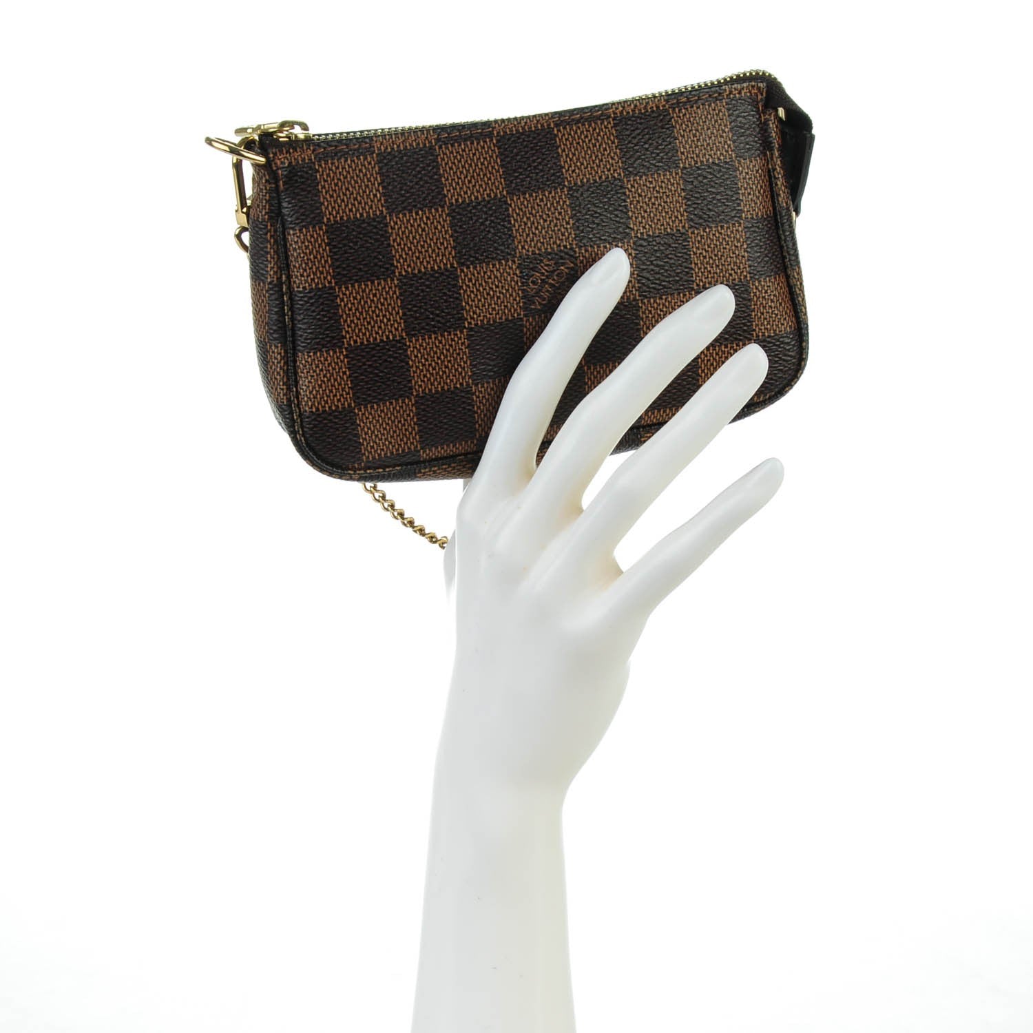 Louis Vuitton Damier Ebene Mini Pochette Accessories 2 of 7