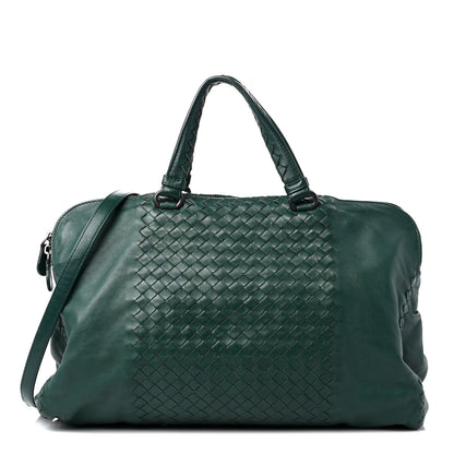 Bottega Veneta Nappa Intrecciato Convertible Tote Dark Green 1 of 21
