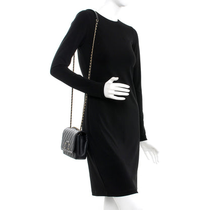 Chanel Caviar Quilted Small CC Filigree Flap Black 2 of 7