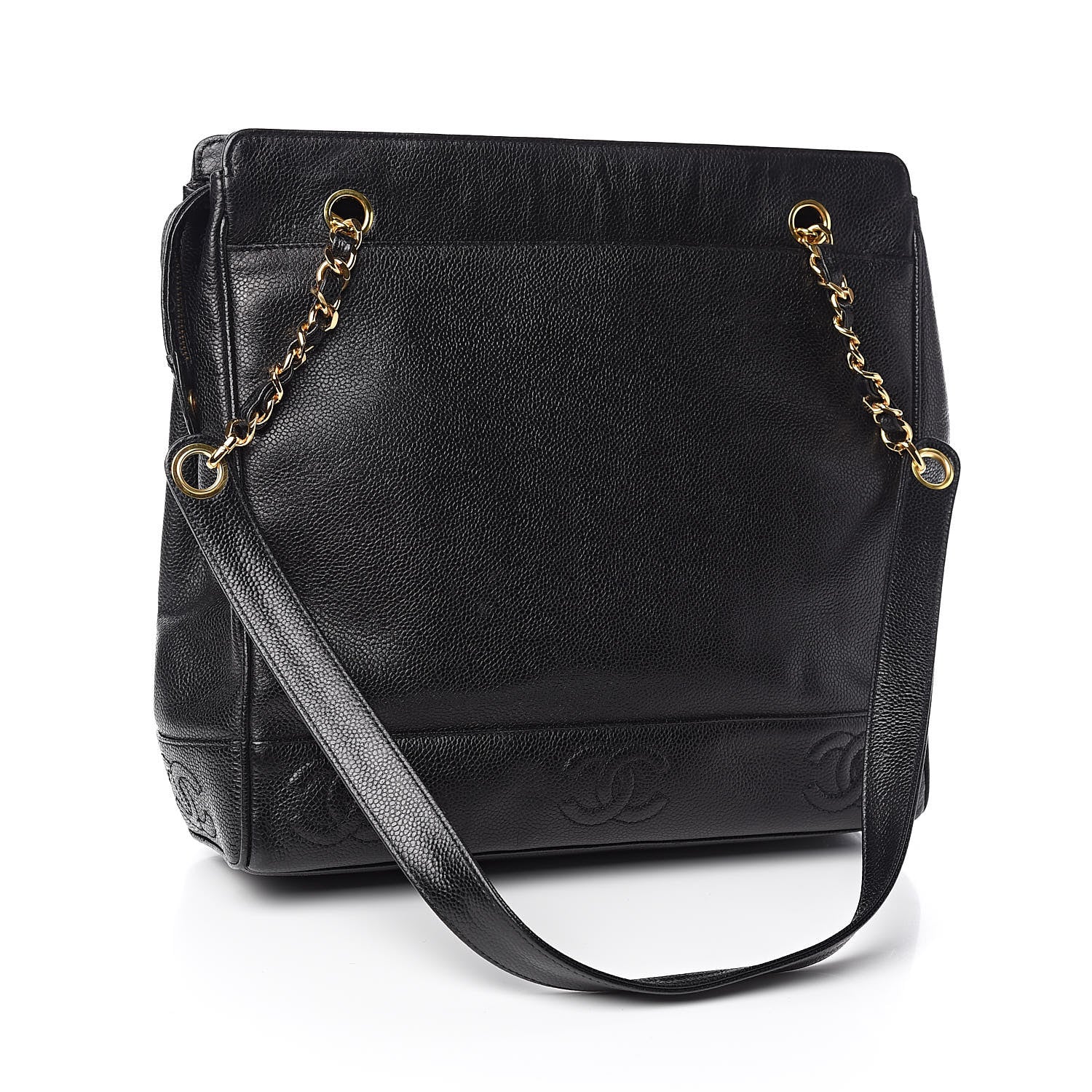 Chanel Caviar Shoulder Bag Black 3 of 15