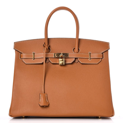 Hermes Epsom Birkin 35 Toffee 1 of 34