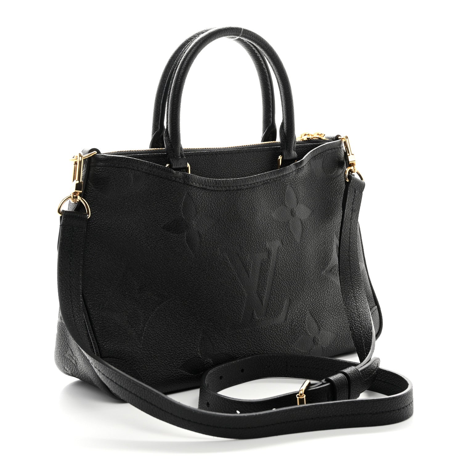 Louis Vuitton Empreinte Monogram Giant Trianon PM Black 3 of 9