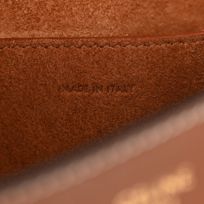 Celine Smooth Calfskin Cuir Triomphe Folco Crossbody Bag Tan 7 of 13