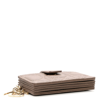 Christian Dior Lambskin Cannage Lady Dior 5-Gusset Card Holder 4 of 7