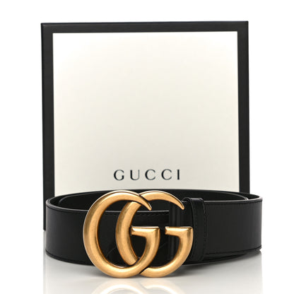 Gucci Calfskin Double G 40mm Belt 75 30 Black 9 of 9