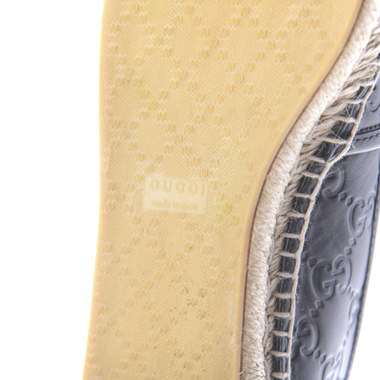 Gucci Guccissima Signature Espadrilles 37 Black 10 of 13