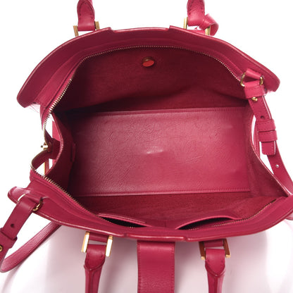 Saint Laurent Calfskin Small Classic Y Cabas Fuchsia 5 of 13