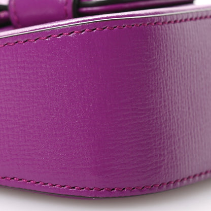 Gucci Azalea Calfskin Web Monochrome Horsebit 1955 Wallet On Strap Purple 9 of 10