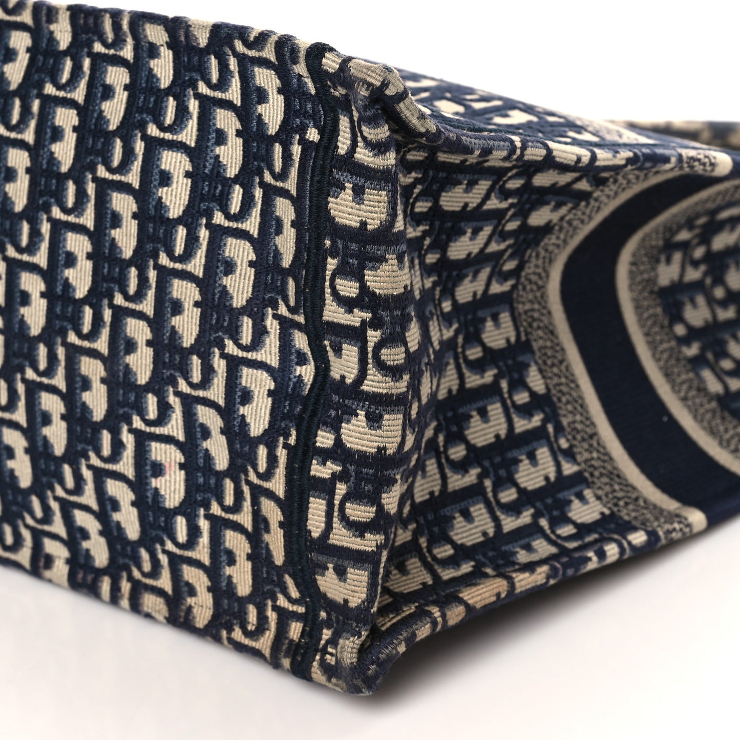 Oblique Large Book Tote Blue Multicolor