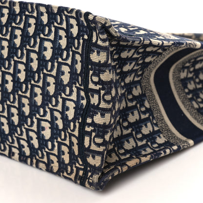 Christian Dior Oblique Large Book Tote Blue Multicolor 9 of 9