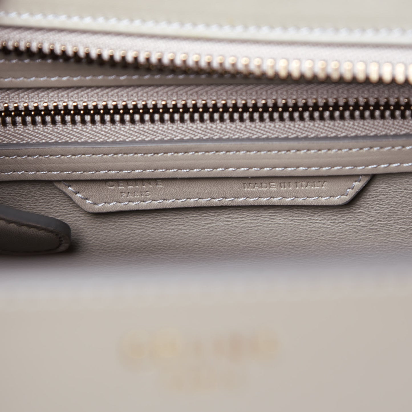 Smooth Calfskin Interstice Micro Luggage Quartz