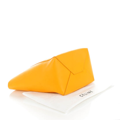 Celine Grained Calfskin Medium Horizontal Cabas Phantom Saffron 4 of 8