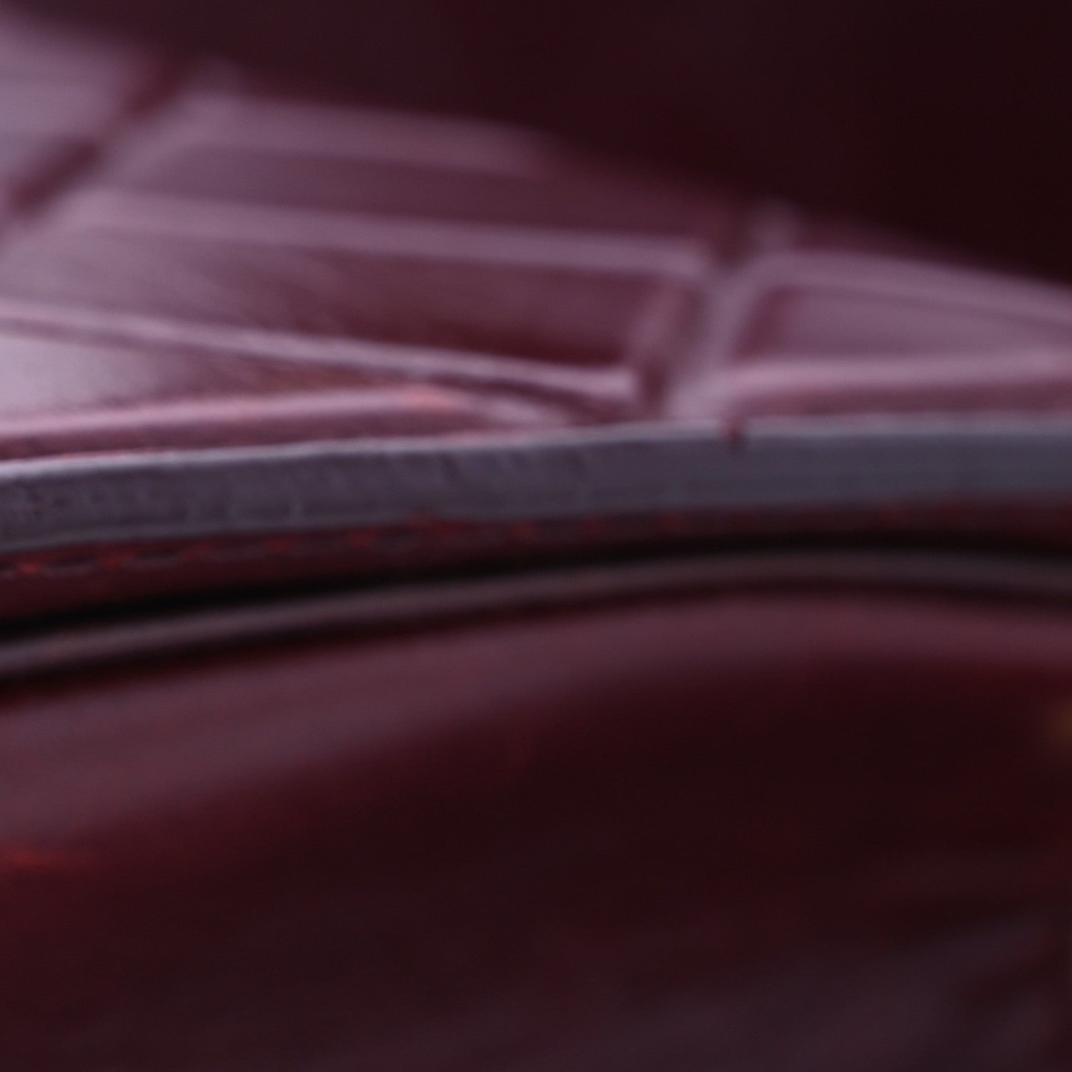 Chanel Calfskin Embossed Medium Flap Red 13 of 15