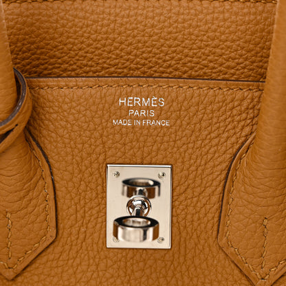 Hermes Togo Verso Birkin 25 Caramel Lime 6 of 12