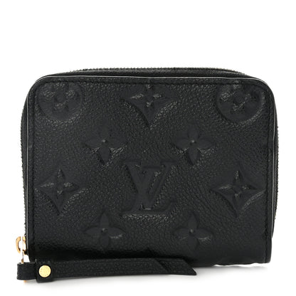 Louis Vuitton Empreinte Zippy Coin Purse Black 1 of 11