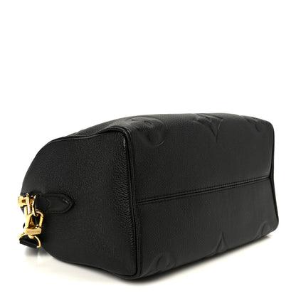 Louis Vuitton Empreinte Monogram Giant Speedy Bandouliere 25 Black 4 of 9