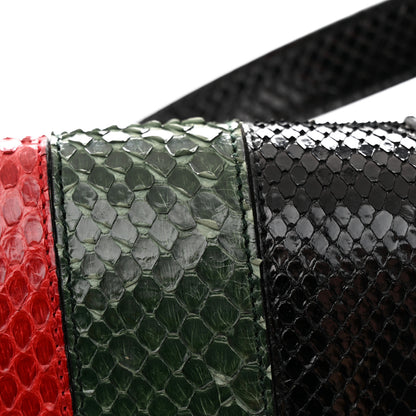 Gucci Snakeskin Web Blondie Hobo Black 14 of 14