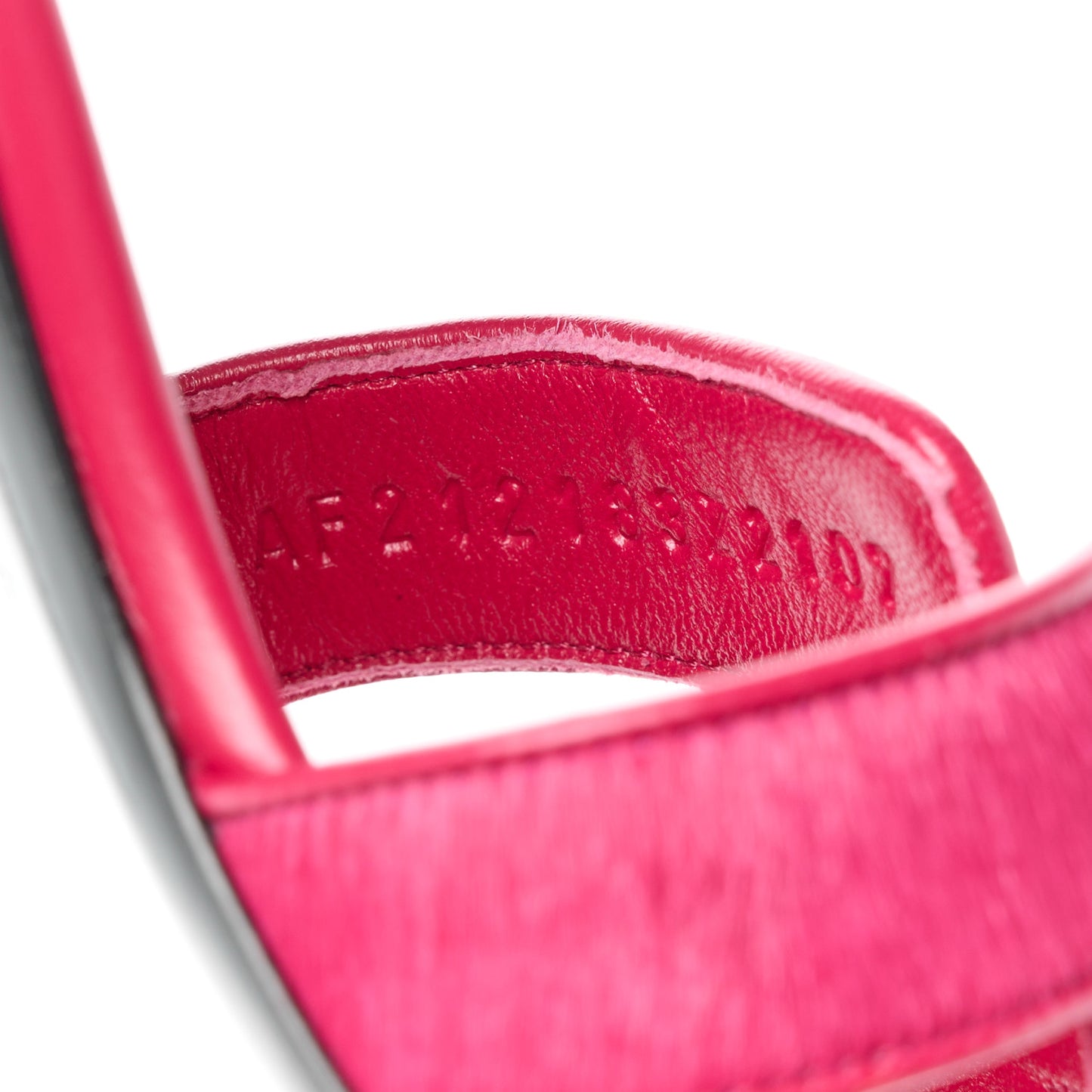 Pony Hair Oasis Sandals 37 Rose Fuchsia