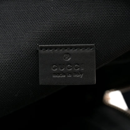 Gucci GG Supreme Monogram Web Belt Bag Black Grey 6 of 11