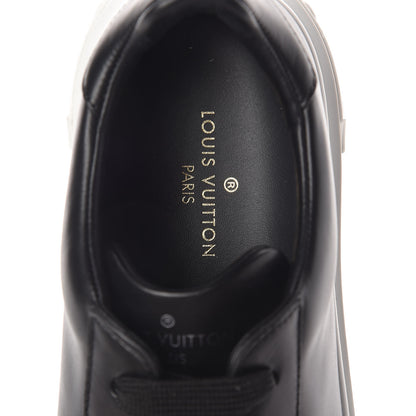 Louis Vuitton Calfskin Time Out Sneakers 38 Black 5 of 7
