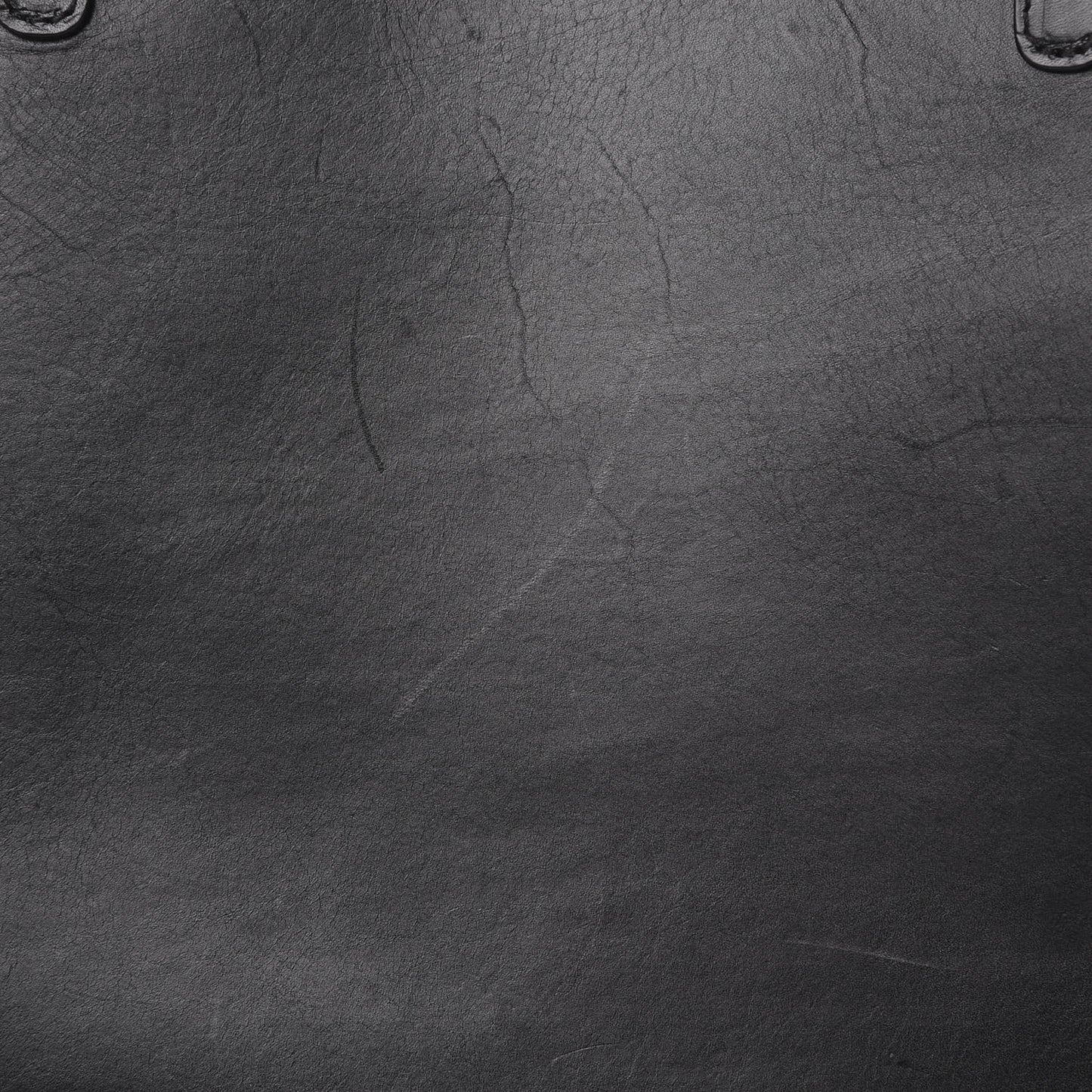 Smooth Calfskin Large Shopping Tote Black Argento