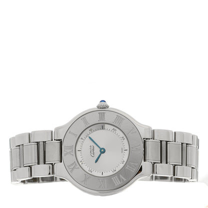 Cartier Stainless Steel 31mm Must De 21 Quartz Watch 2 of 4