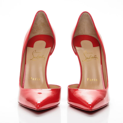 Christian Louboutin Patent Iriza 100 Pumps 38.5 Fraise 2 of 6