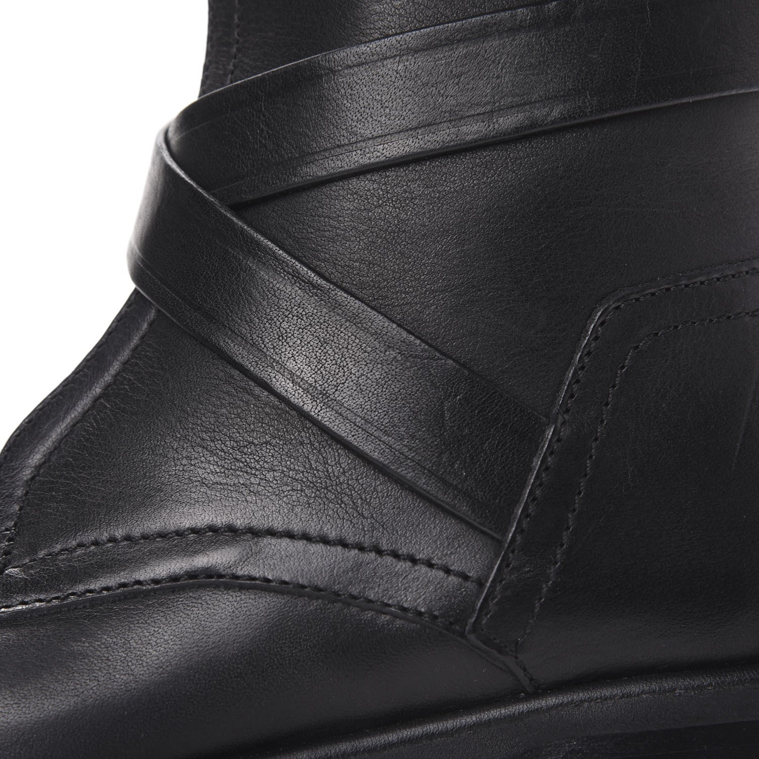 Jimmy Choo Grainy Calfskin Dalston Boots 35.5 Black 10 of 10