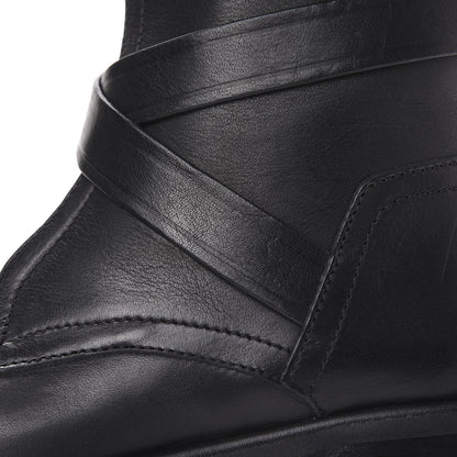 Jimmy Choo Grainy Calfskin Dalston Boots 35.5 Black 10 of 10