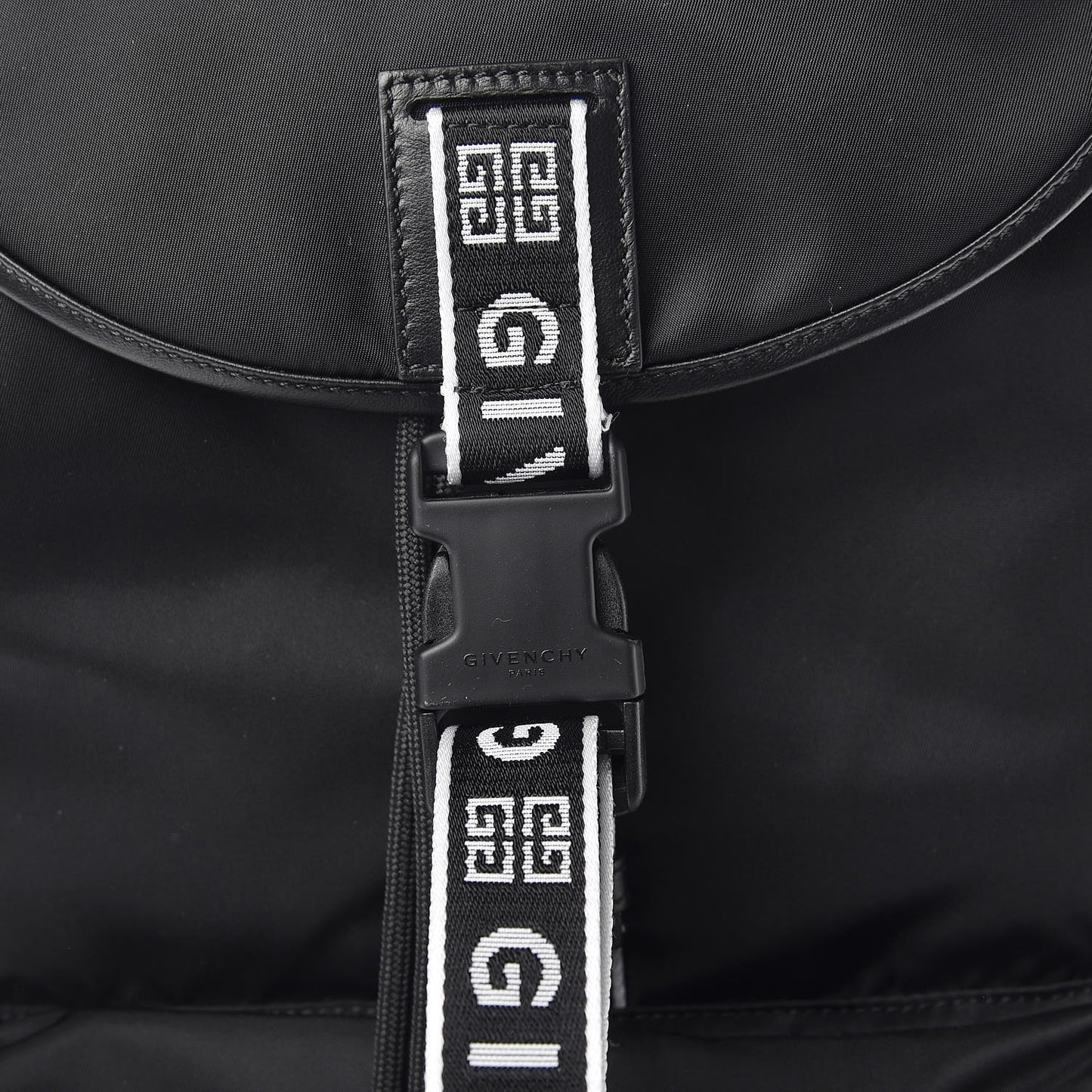 Nylon Light 3 Backpack Black White