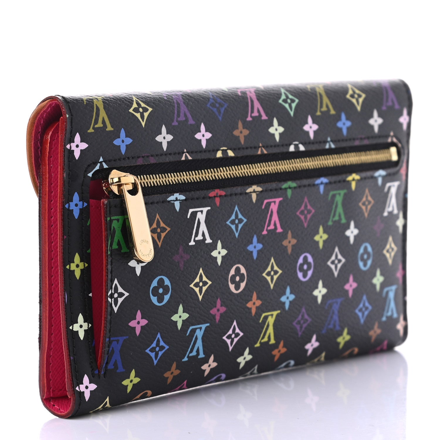 Louis Vuitton Monogram Multicolor Eugenie Wallet Black Grenade 3 of 7