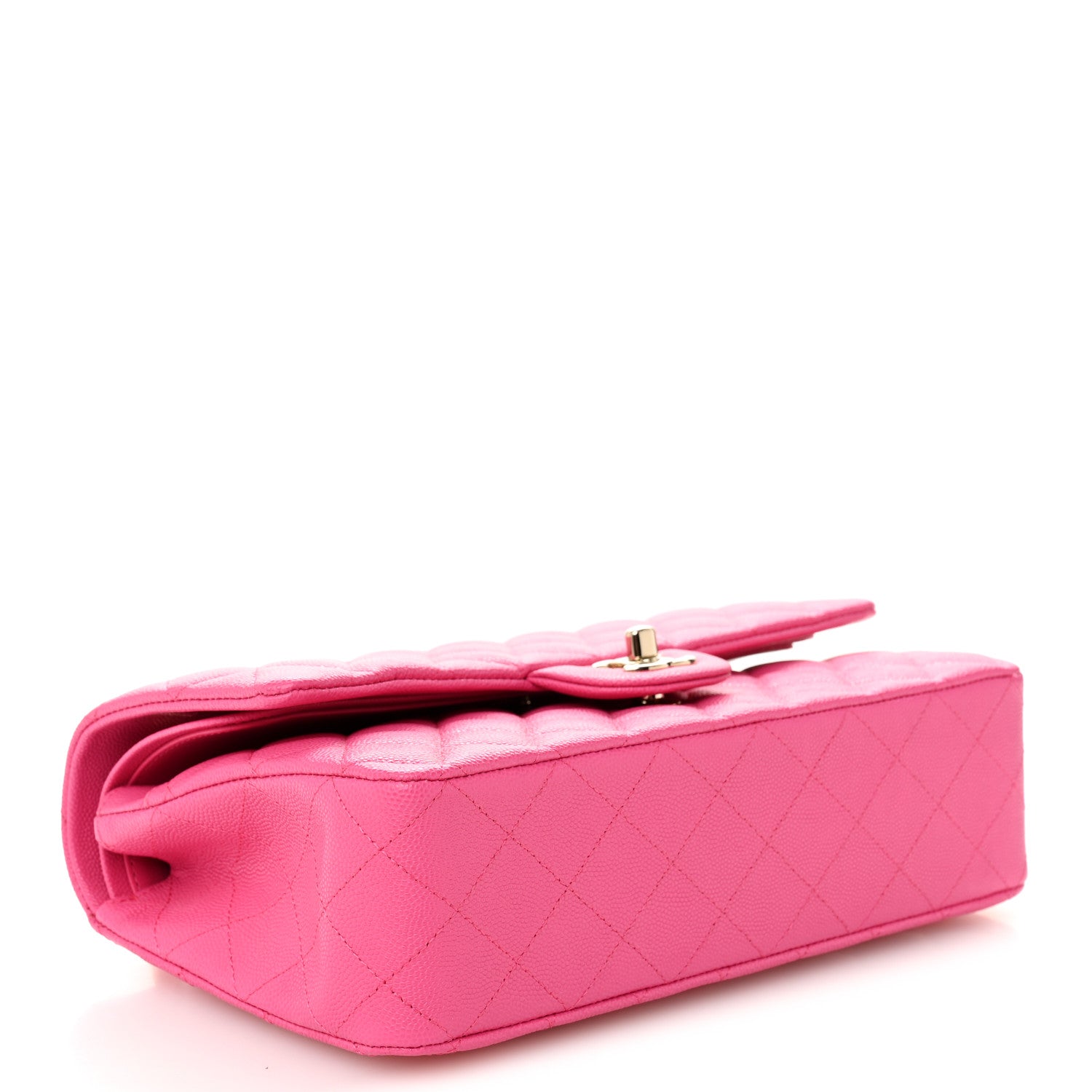 Chanel Caviar Quilted Medium Double Flap Pink 4 of 10