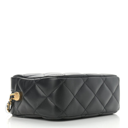 Chanel Lambskin Quilted Mini My Perfect Camera Case Black 4 of 11