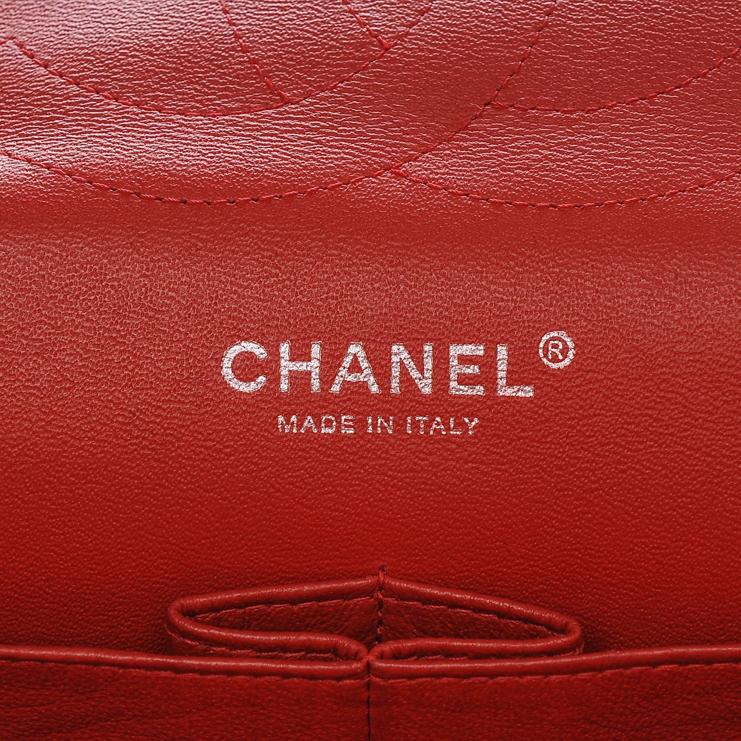 Chanel Lambskin Quilted Jumbo Double Flap Red 6 of 7