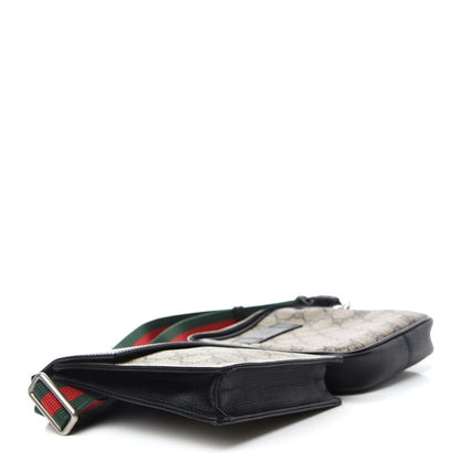 Gucci GG Supreme Monogram Web Belt Bag Black 4 of 11