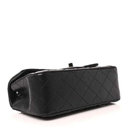 Chanel Lambskin Quilted Mini Rectangular Flap So Black 4 of 9