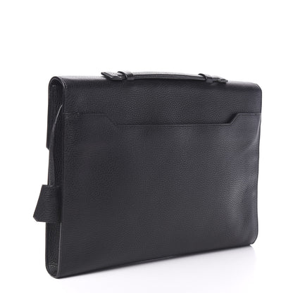 Tom Ford Grained Calfskin Briefcase Black 2 of 9