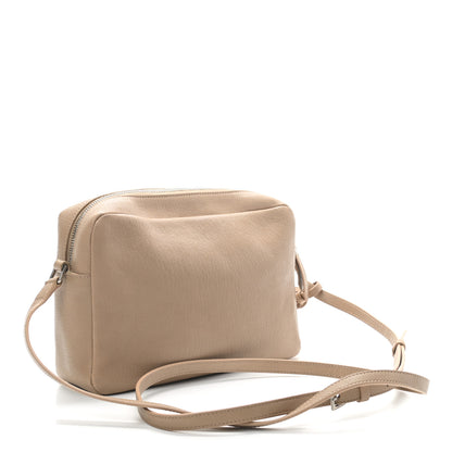 Saint Laurent Lambskin Monogram Small Lou Camera Bag Dark Beige 3 of 10