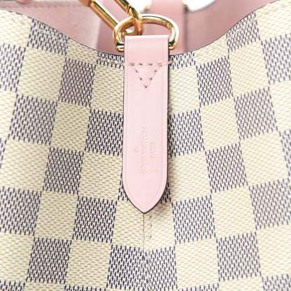 Louis Vuitton Damier Azur Neonoe MM Eau De Rose 6 of 11