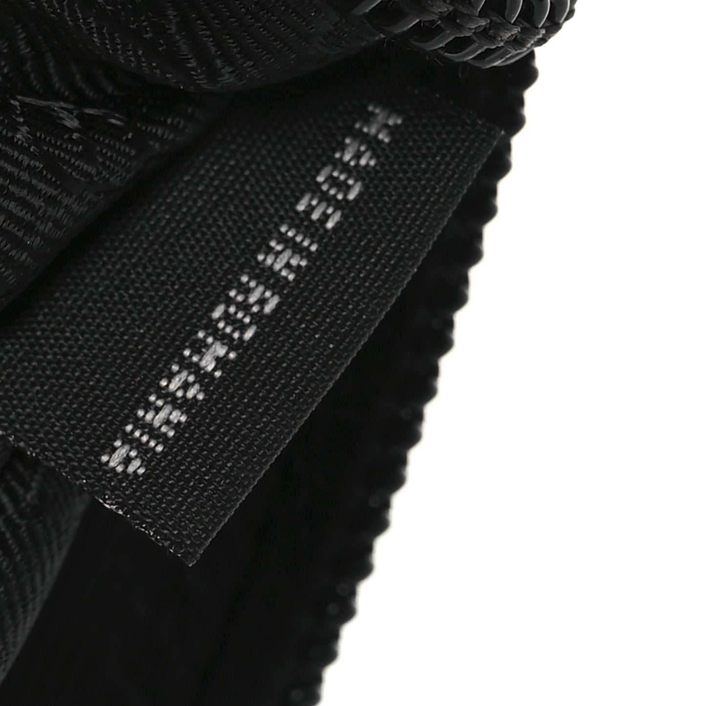Tessuto Nylon Saffiano Wristlet Black